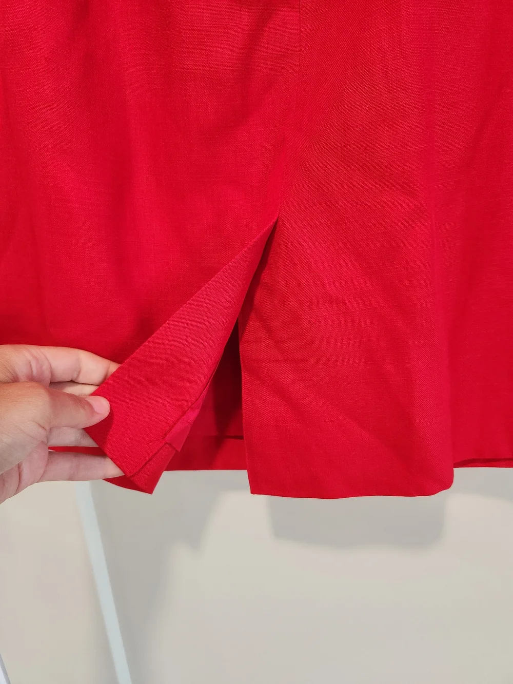 Vintage Skirt NWT 80/90s Talbots Red Midi Pencil SZ 10/ Modern 26
